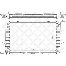 10-25074-SX STELLOX Радиатор, охлаждение двигателя