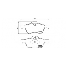 07.B314.46 BREMBO Комплект высокоэффективных тормозных колодок