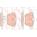 GDB1684 TRW Комплект тормозных колодок, дисковый тормоз