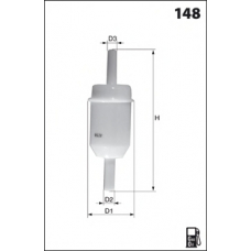 G54 MECAFILTER Топливный фильтр