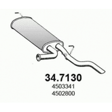 34.7130 ASSO Глушитель выхлопных газов конечный