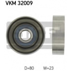 VKM 32009 SKF Паразитный / ведущий ролик, поликлиновой ремень