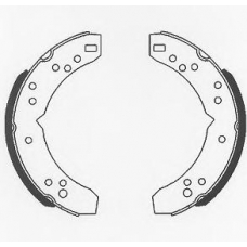 BS503 QUINTON HAZELL Комплект тормозных колодок