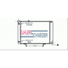 0305201 KUHLER SCHNEIDER Радиатор, охлаждение двигател