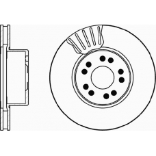 MDC764 MINTEX Тормозной диск