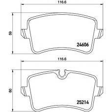 8DB 355 016-001 HELLA PAGID Комплект тормозных колодок, дисковый тормоз