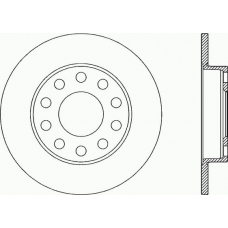 BDR1939.10 OPEN PARTS Тормозной диск