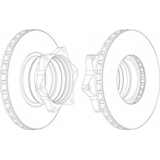 FCR165A FERODO Тормозной диск