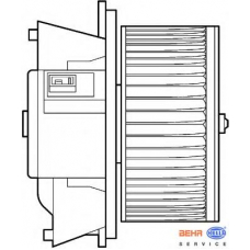 8EW 351 039-321 HELLA Вентилятор салона