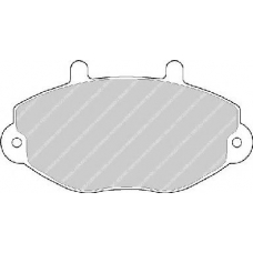 FSL701 FERODO Комплект тормозных колодок, дисковый тормоз