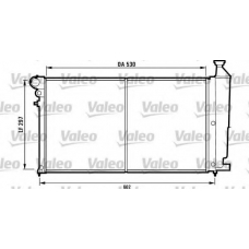 731557 VALEO Радиатор, охлаждение двигателя