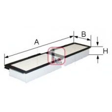 S 3055 C SOFIMA Фильтр, воздух во внутренном пространстве