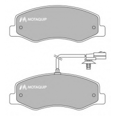 LVXL1637 MOTAQUIP Комплект тормозных колодок, дисковый тормоз