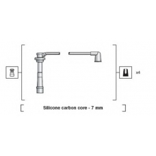 941318111194 MAGNETI MARELLI Комплект проводов зажигания