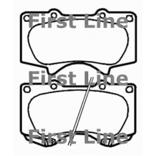 FBP3565 FIRST LINE Комплект тормозных колодок, дисковый тормоз
