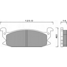 AC438381D AC Delco Комплект тормозных колодок, дисковый тормоз