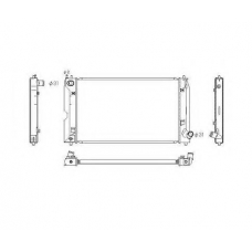 53765 NRF Радиатор, охлаждение двигателя