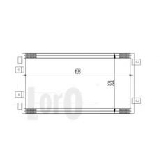 016-016-0002 LORO Конденсатор, кондиционер