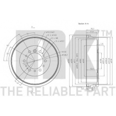 254533 NK Тормозной барабан