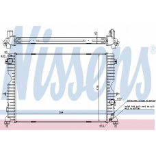64312A NISSENS Радиатор, охлаждение двигателя