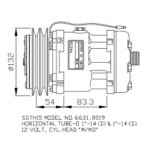 32138G NRF Компрессор, кондиционер