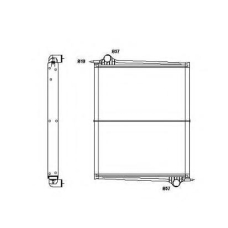 519598 NRF Радиатор, охлаждение двигателя