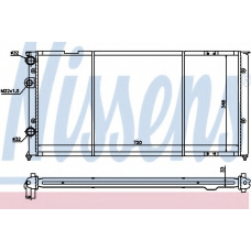 652491 NISSENS Радиатор, охлаждение двигателя