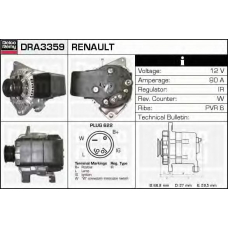 DRA3359 DELCO REMY Генератор