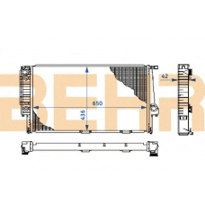 2109049 BEHR Radiator