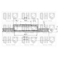 BDC4681 QUINTON HAZELL Тормозной диск