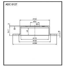 ADC 0127 Allied Nippon Гидравлические цилиндры