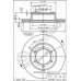 BS 7969 BRECO Тормозной диск