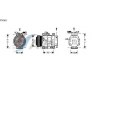 FTK062 AVA Компрессор, кондиционер