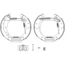 8DB 355 004-431 HELLA Комплект тормозных колодок