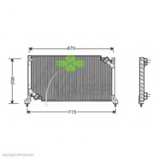 94-6299 KAGER Конденсатор, кондиционер