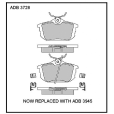 ADB3728 Allied Nippon Тормозные колодки