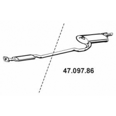 47.097.86 EBERSPACHER Глушитель выхлопных газов конечный