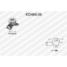 KD469.06 SNR Комплект ремня грм