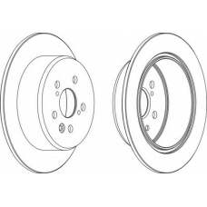 DDF705 FERODO Тормозной диск