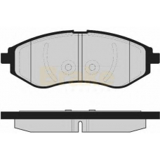 PA1600 BRAKE ENGINEERING Комплект тормозных колодок, дисковый тормоз