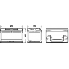 _EC652 EXIDE Стартерная аккумуляторная батарея; Стартерная акку