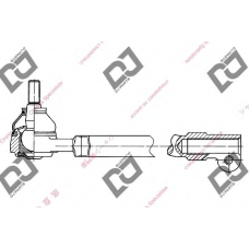 DE1144 DJ PARTS Наконечник поперечной рулевой тяги