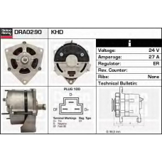 DRA0290 DELCO REMY Генератор