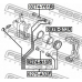 0274-N15R FEBEST Направляющий болт, корпус скобы тормоза