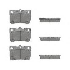 SP 479 SCT Комплект тормозных колодок, дисковый тормоз