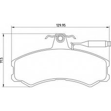 363700200290 MAGNETI MARELLI Комплект тормозных колодок, дисковый тормоз