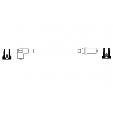 1.4.96 TSN Провода зажигания высоковольтные (silicone hi-temp)