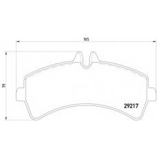 MDB2805 DON Комплект тормозных колодок, дисковый тормоз