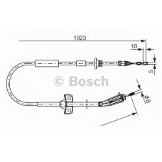 1 987 477 999 BOSCH Трос, стояночная тормозная система