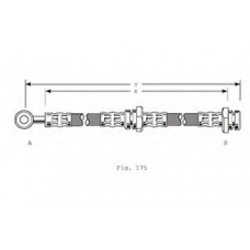 PHD216 TRW Тормозной шланг